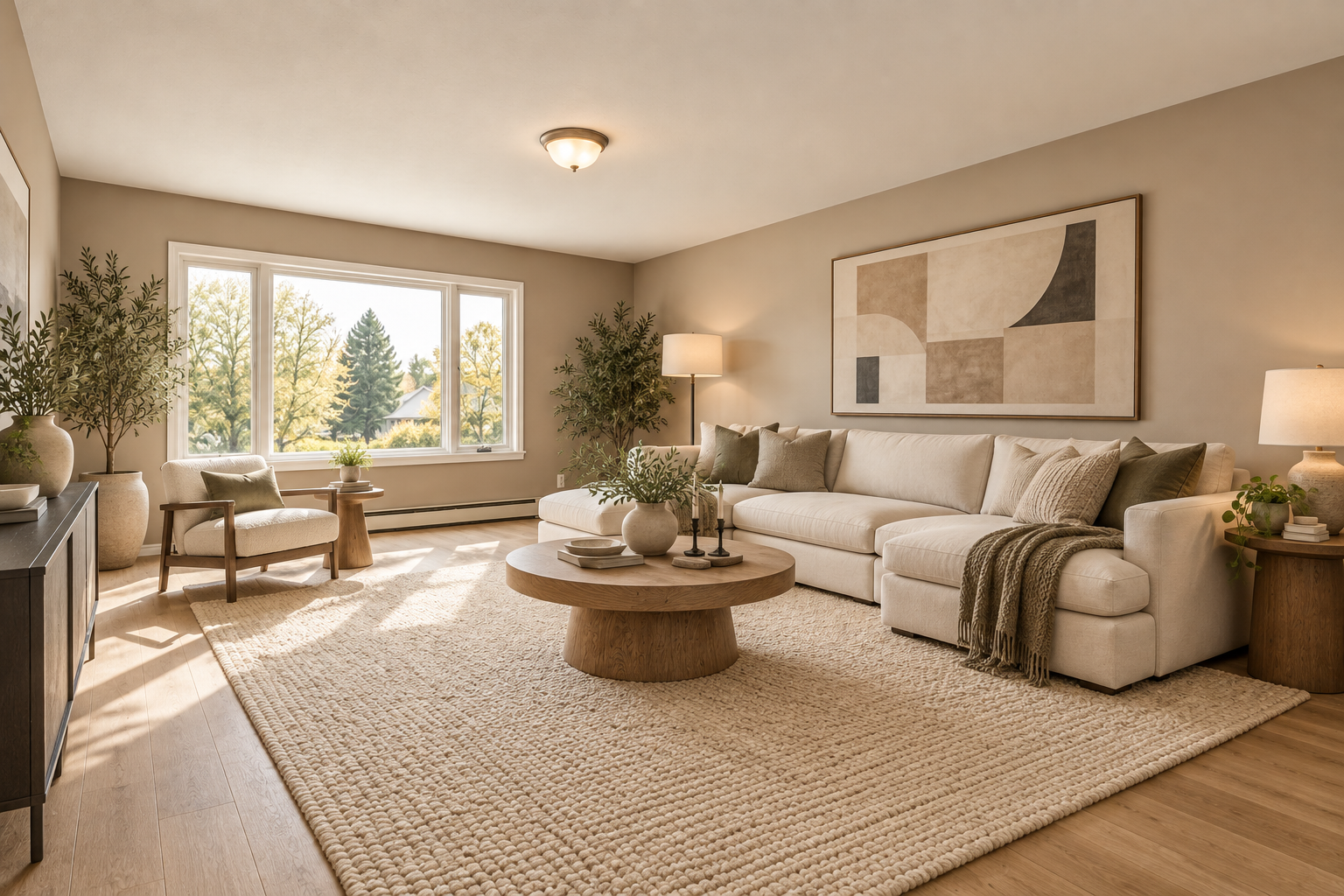 Room after remodeling